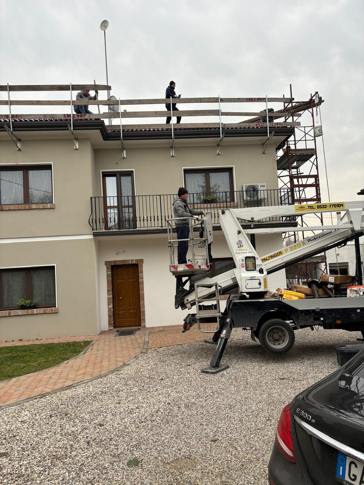 Struttura in legno tetto ventilato